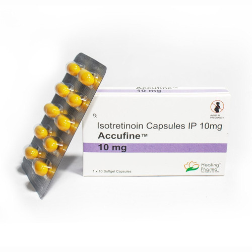 Accufine Capsules 10mg (Isotretinoin) 200 Tablet