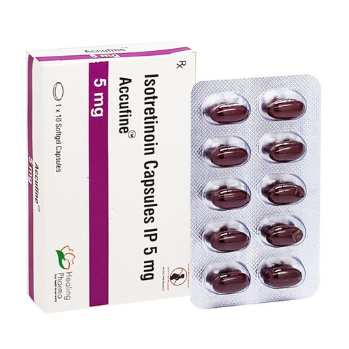 Accufine Capsules 5mg (Isotretinoin) 200 Tablet