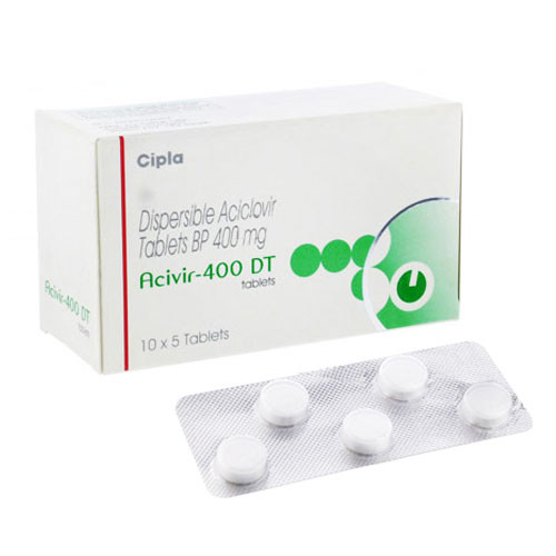 Acivir 400mg DT (Dispersible Aceclovir) 120 Tablet
