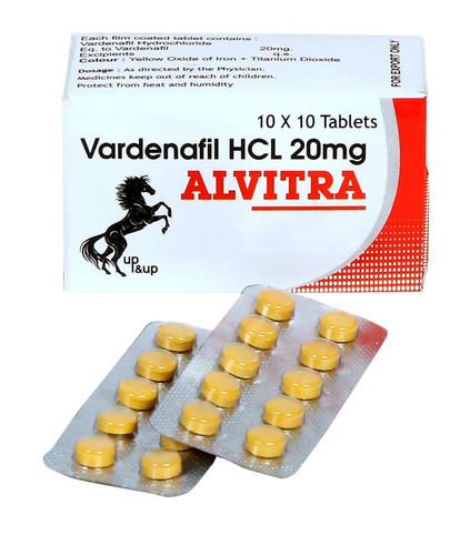 Alvitra 20mg (Vardenafil) 90 Tablet