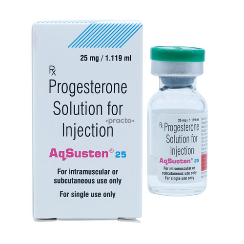 Aqsusten Injection (Progesterone) 25 mg