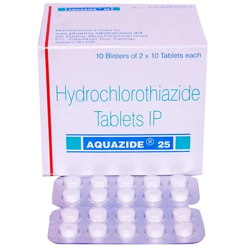 Aquazide 25 mg (Hydrochlorothiazide 25mg) 200 Tablet