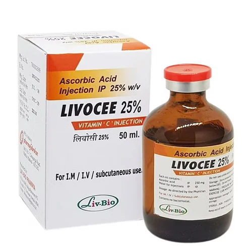 ASCORBIC ACID 50 ML (VITAMIN C) (ASCORBIC ACID) 6 Injection