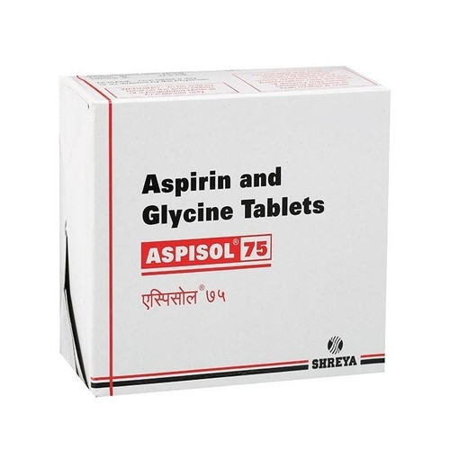 Aspisol Tablet (Aspirin and Glycine) 2 Strip