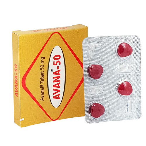 Avana 50mg (Avanafil) 60 Tablet