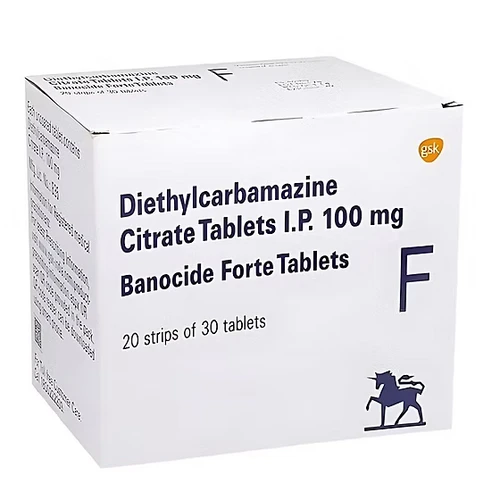 Banocide Forte (Diethylcarbamazine) 100 mg