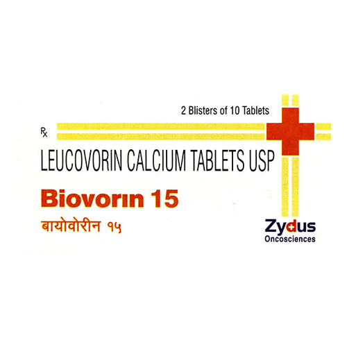 Biovorin Injection (Calcium Leucovorin) 50 mg