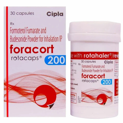 Budecort Rotacaps 200mcg (Budesonide) 60 Rotacaps