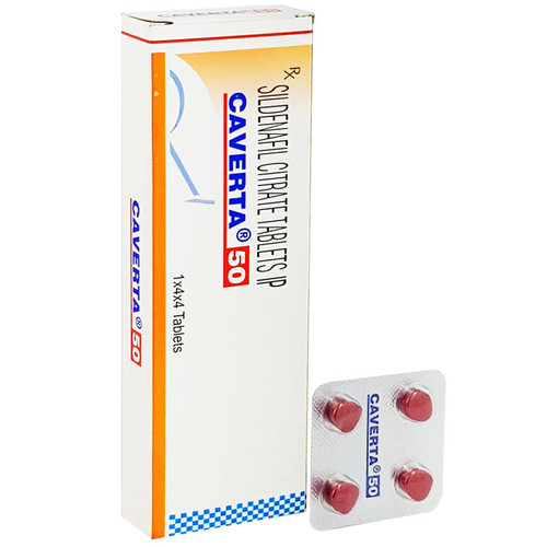 Caverta 25mg (Sildenafil Citrate) 120 Tablet