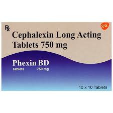 Cephalexin 750MG (Phexin BD) 100 Capsules