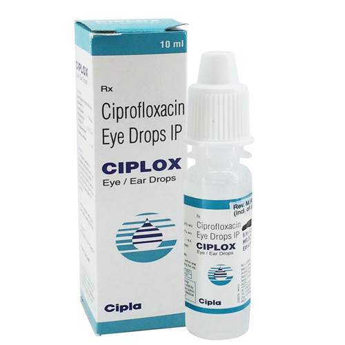 Ciplox Eye/Ear Drops (Ciprofloxacin) 10 Pack