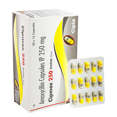 Cipmox Tablet 250mg (Amoxycillin) 60 Tablet