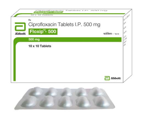 Ciprofloxacin 500mg (Floxip) 100 Tablet