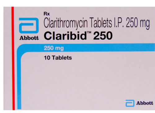Claribid 250mg Tablet (Clarithromycin) 60 Tablet