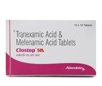 Clostop Srx Tablet (Tranexamic Acid /Mefenamic Acid) 60 Tablet