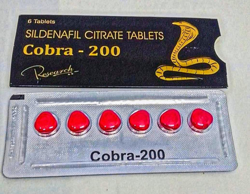 Cobra 200 (Sildenafil Citrate) 120 Tablet