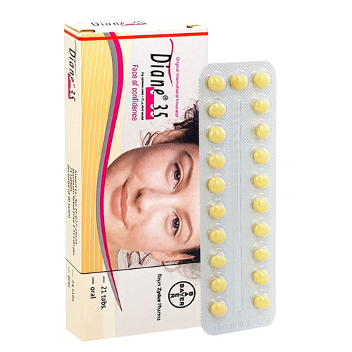 Diane 35 Tablet (Cyproterone Acetate/Ethinyl Estradiol) 2 mg