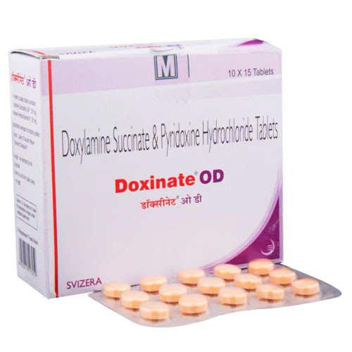 Doxinate Tablet (Doxylamine Succinate & Pyridoxine) 60 Tablet