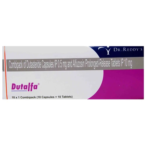 Dutalfa Tablets (Alfuzosin 10mg/Dutasteride 0.5mg) 80 Tablets
