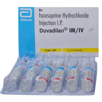Duvadilan Injection (Isoxsuprine Hcl) 5 mg