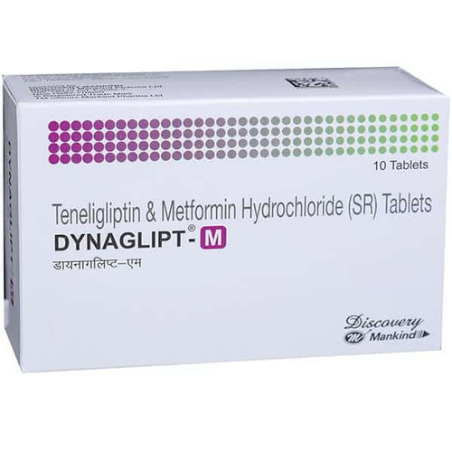 Dynaglipt-M Tablet SR (Teneligliptin & Metformin Hydrochloride) 60 Tablet