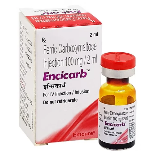 ENCICARB INJECTION (FERRIC CARBOXYMALTOSE) 2 Vial