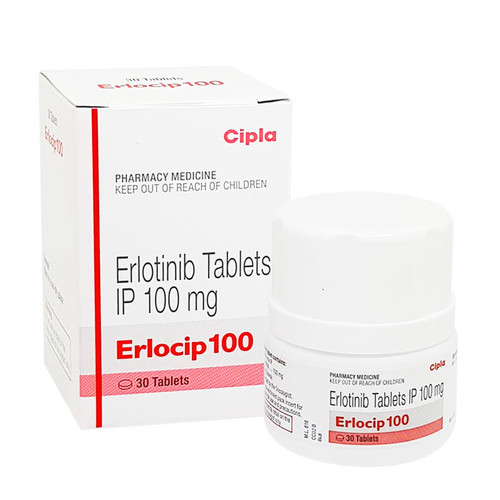 Erlocip 100mg (Erlotinib) 60 Tablet