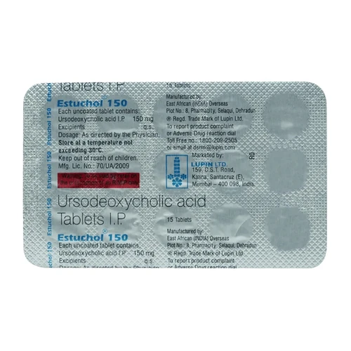 Estuchol 150mg Tablet (Ursodeoxycholic Acid 150mg) 60 Tablet