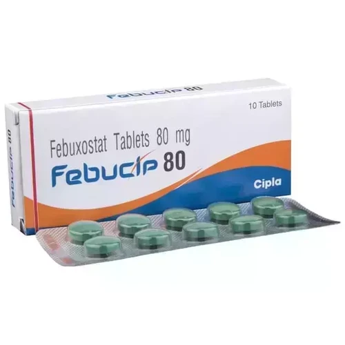 Febucip 80mg Tablets (Febuxostat) 60 Capsules