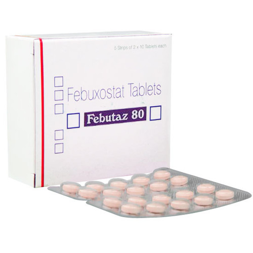 FEBUTAZ 80MG (FEBUXOSTAT) 180 Tablet