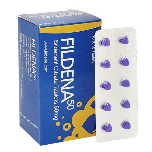 Fildena 50mg (Sildenafil Citrate) 120 Tablet