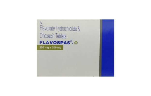 Flavospas O 400mg Tablet (Ofloxacin 200mg/ Flavoxate 200mg) 60 Tablet