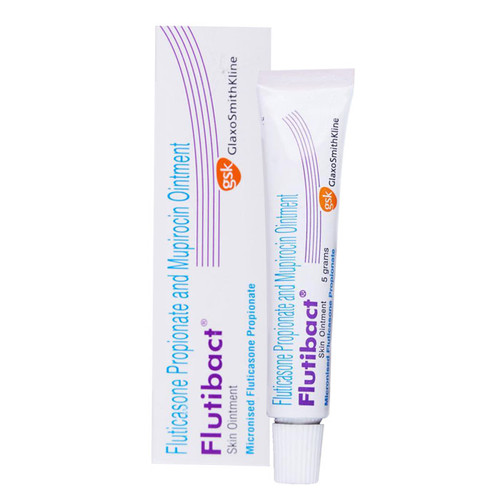 Flutibact Ointment (Fluticasone & Mupirocin) 6 Tubes