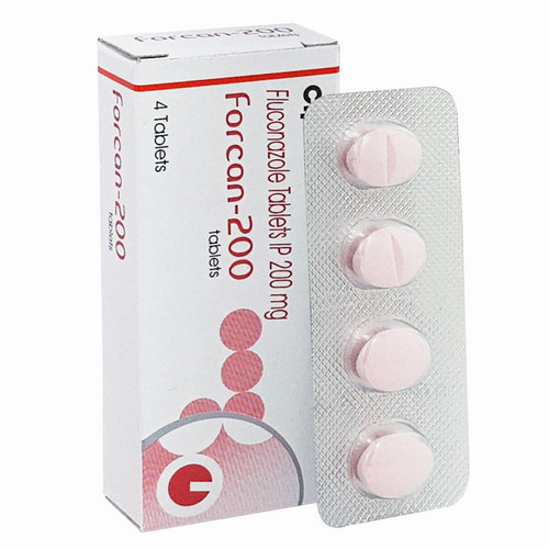 Forcan 200mg (Fluconazole) 40 Tablets
