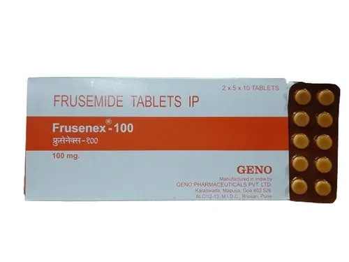 Frusenex 100 mg Tablet (Furosemide 100mg) 200 Tablet
