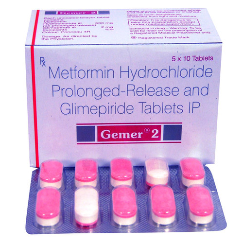 Gemer Tablet PR (Metformin Hydrochloride) 60 Tablet