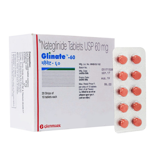 Glinate Tablet (Nateglinide) 120 mg