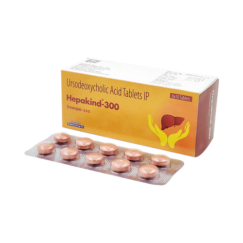 Hepakind 300mg Tablet (Ursodeoxycholic 300mg) 60 Tablet