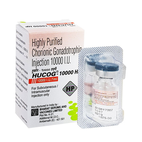 Hucog 10000IU Injection 6 vial