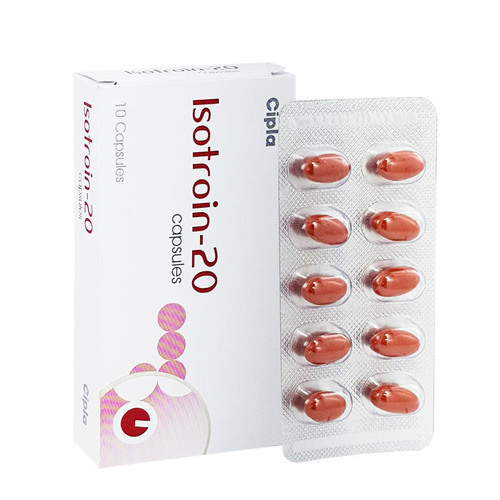 Isotroin 20 mg (Isotretinoin) 60 Capsules