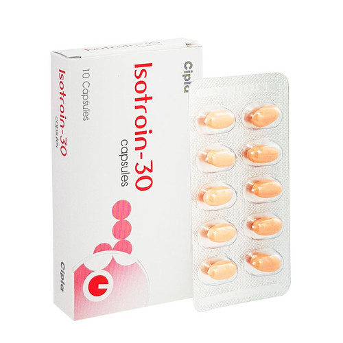 Isotroin 30 mg (Isotretinoin) 60 Capsules