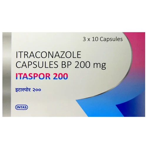 Itaspor 200mg Capsule (Itraconazole) 60 Capsules