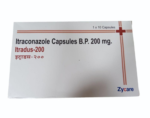 Itradus 200mg Capsule (Itraconazole) 90 Capsules