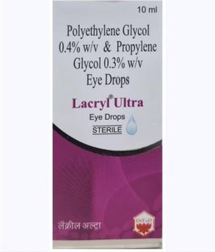 Lacryl Ultra Eye Drop (Polyethylene Glycol/Propylene Glycol) 2 Bottle