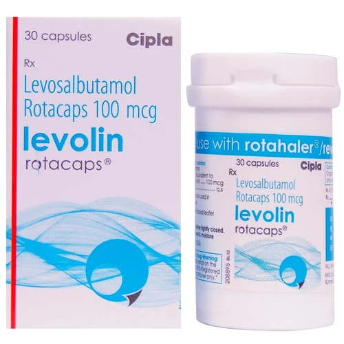 Levolin Rotacaps 100 mcg (Levosalbutamol) 60 Rotacaps