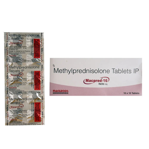 Macpred 16 Mg (Methylprednisolone) 60 Tablet