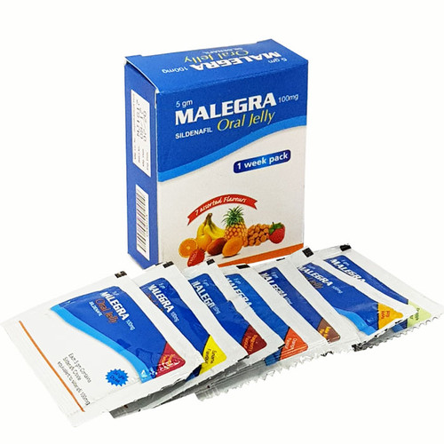 Malegra Oral Jelly (Sildenafil Citrate) 120 Sachet