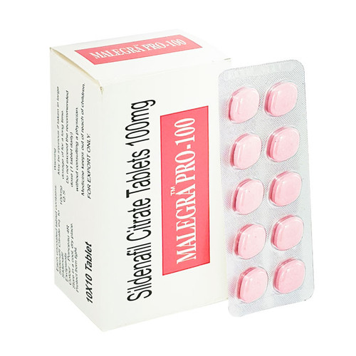 Malegra Pro 100mg (Sildenafil Citrate) 120 Tablet
