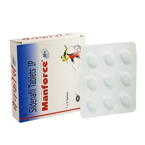 Manforce 50mg (Sildenafil Citrate) 120 Tablet