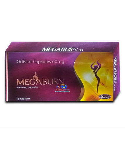 Megaburn 120mg (Orlistat) 60 Capsules